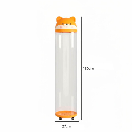 Organizador Juguetes Peluches 160Cm C/Cierre Naranja