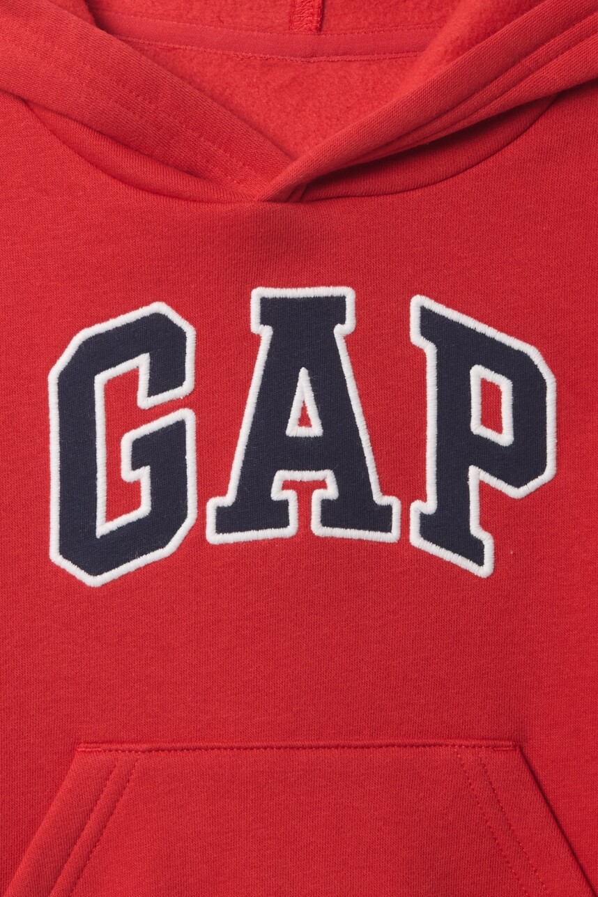 Buzo Canguro Logo Gap Toddler Niño Modern Red