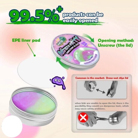 SLIME Multicolor Bubblegum Bliss