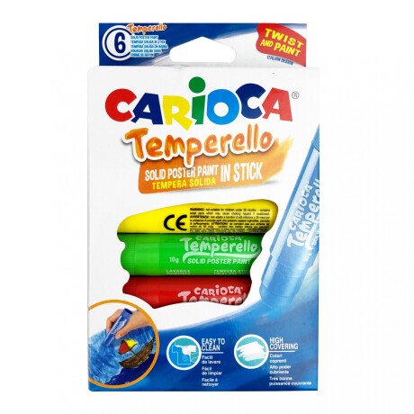 Témpera Carioca Temperello x6 Clásico