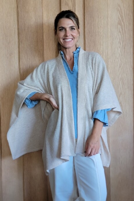 Ruana Cerdeña Beige