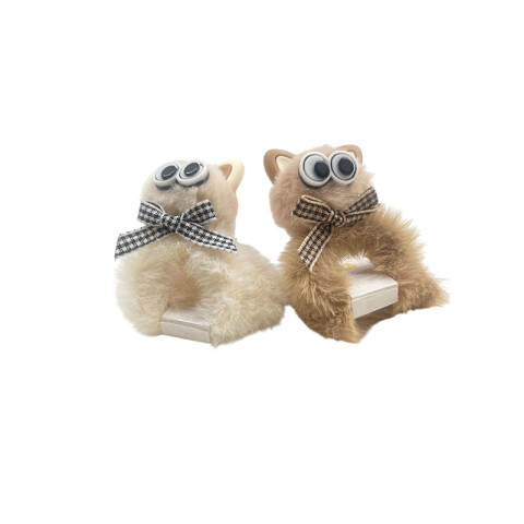 Colita peludita súper suave diseño gato x2 unidades Colita Peludita Súper Suave Diseño Gato X2 Unidades