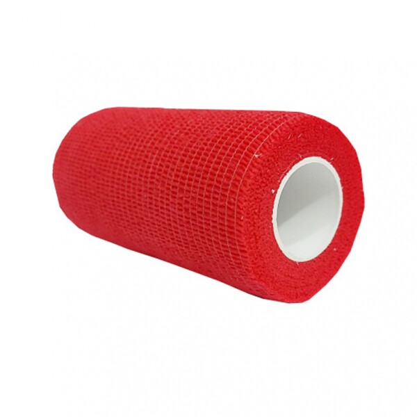 VENDA COBAN ADHESIVA 10cm Red
