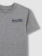 Camiseta Print Gris Medio Melange