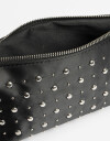 City Cartera City Con Tachas - Negro