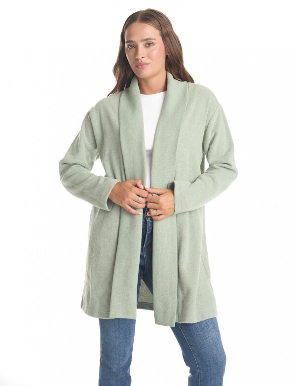 Cardigan Abierto Soft VERDE