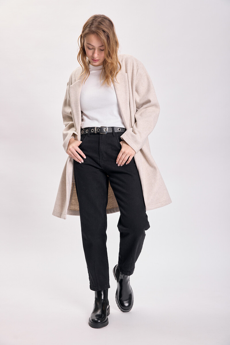 Pantalón jean carrot - Negro 