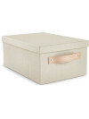 Caja FJORDUR A23xL33xA14cm caqui Caja FJORDUR A23xL33xA14cm caqui