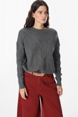 Sweater Hiedra Verde Oliva