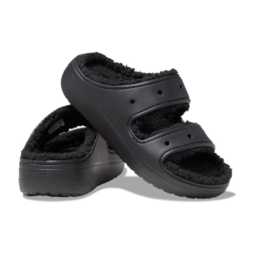 Sandalias Crocs Classic Cozzzy Sandal - Unisex Black/black