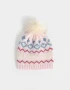 Gorros Infantiles Con pompones Gorro Infantil Tejido - Combinacion Multicolor