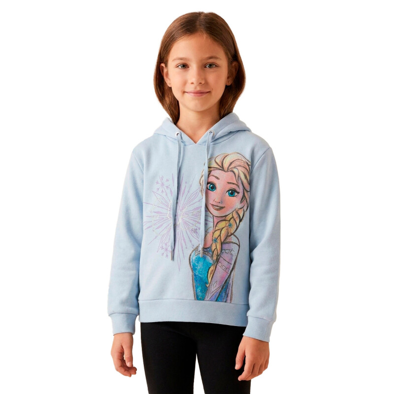 Canguro - Disney - Disney Buzo C/capucha Infantil FROZEN de Niños - D100II23015 Celeste