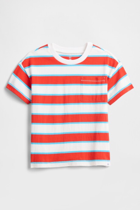 Remera Toddler Niño New Off White Stripe