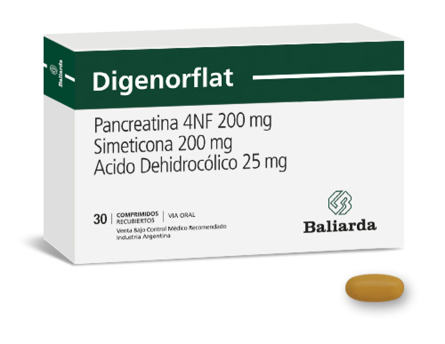 Digenorflat 30 Comprimidos 