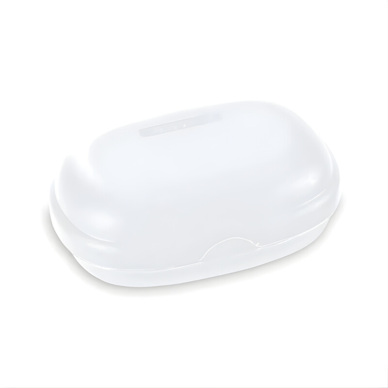 Jabonera con tapa TRANSPARENTE