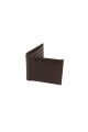 Billetera de hombre con visor exterioir para documentos Marron