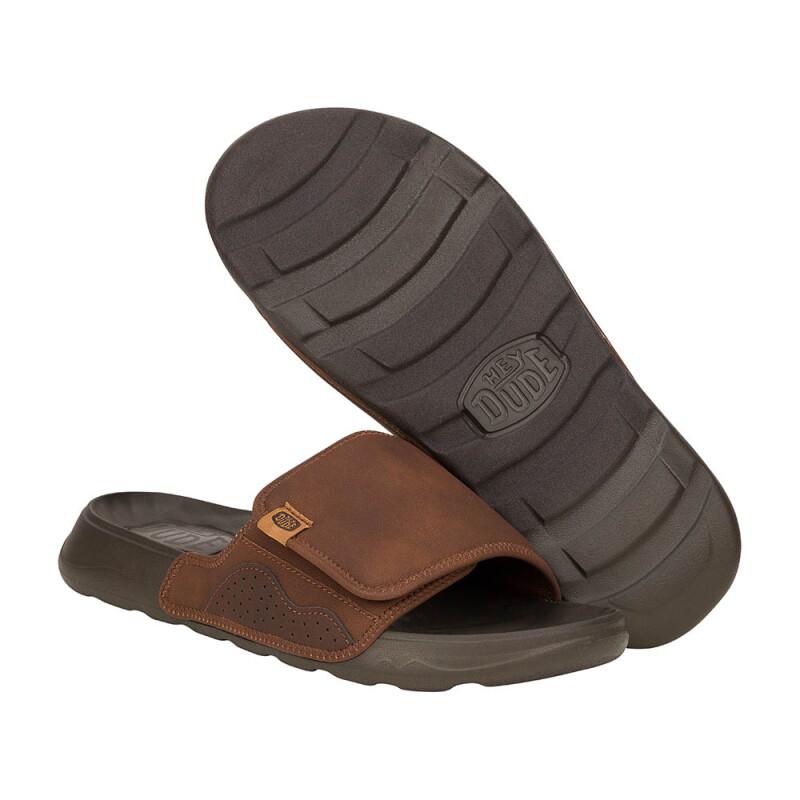 Sandalias Shore Slide Classic - Hombre Downtown Brown/delicioso Brown