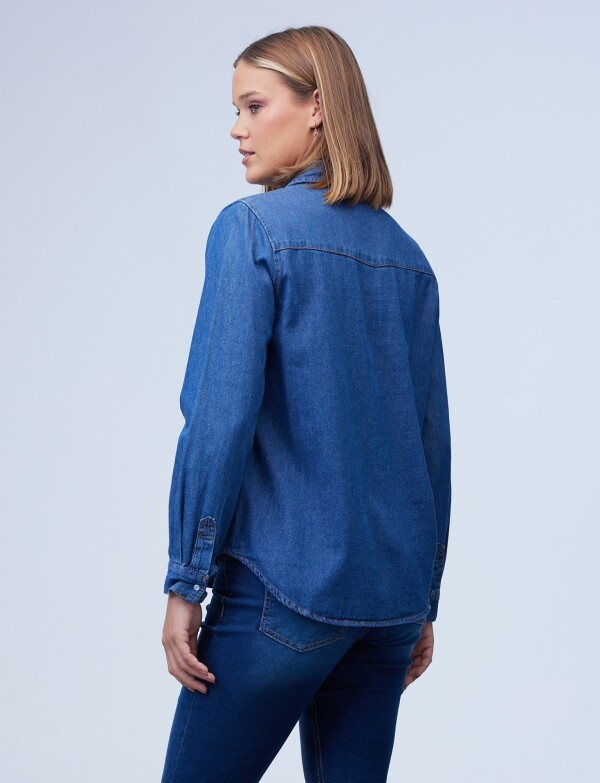 Camisa Denim JEAN OSCURO