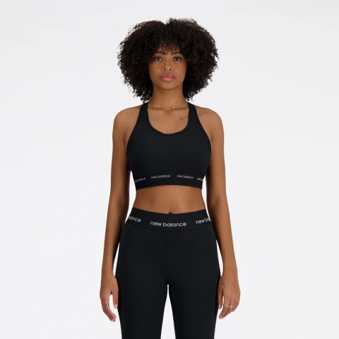 Nb Sleek Medium Support Sports Bra - Mujer Black
