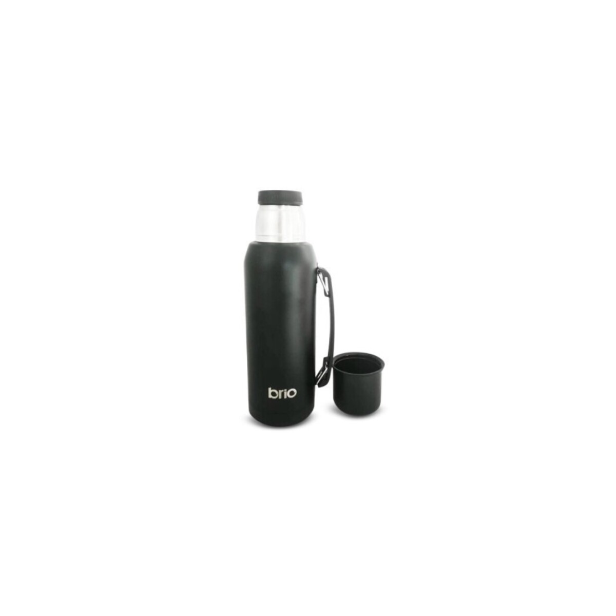 TERMO BRIO 1 LITRO ACERO INOXIDABLE NEGRO - NEGRO 