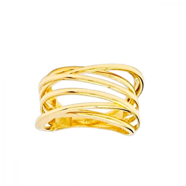 Anillo Hilos -Oro bajo-Sin piedra-AN8236 sinpiedra