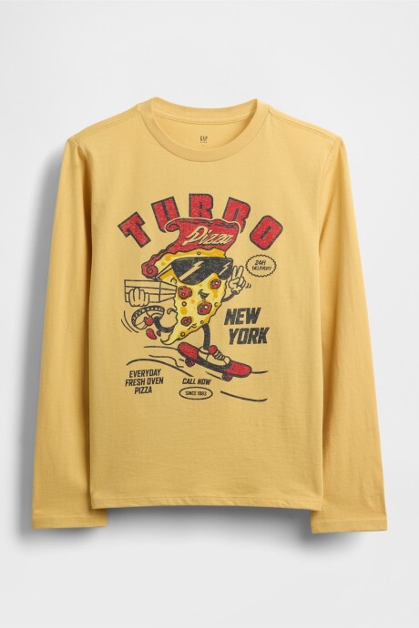 Remera Gráfico Niño French Almond