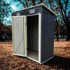 Caseta Galpon Jardin Lumax Devon Gris Oscuro 180x174x75 Caseta Galpon Jardin Lumax Devon Gris Oscuro 180x174x75