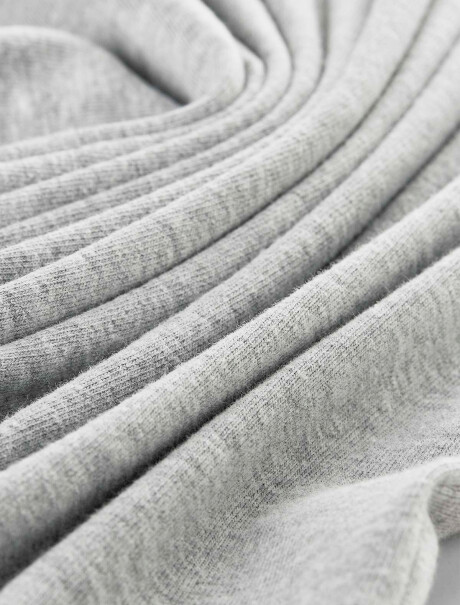 CAMISETA BÁSICA UNISSEX SUPER COTTON  GRIS