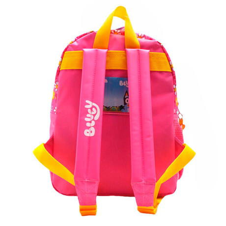Mochila Infantil Bluey 30cm Estampa Original Escolar Rosa