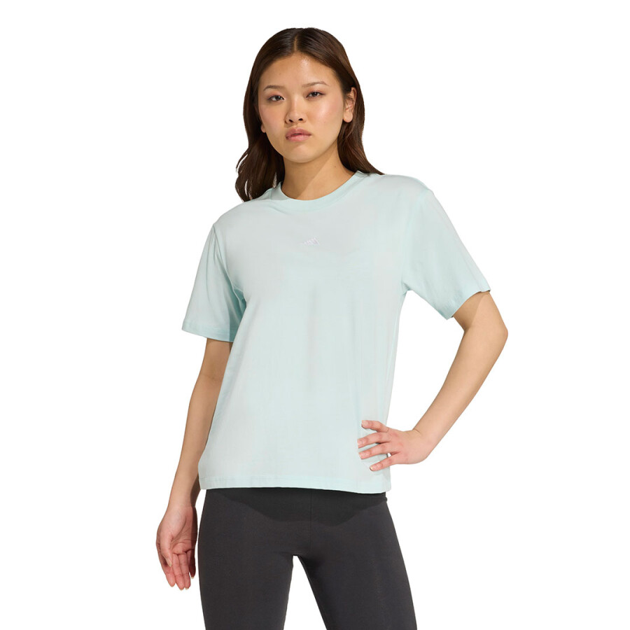 Remera de Mujer Adidas Essentials Small Logo Verde