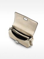 Bolso Bandolera Con Solapa crudo
