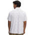 UA Playoff 3.0 Printed Polo-BLU WHT-117
