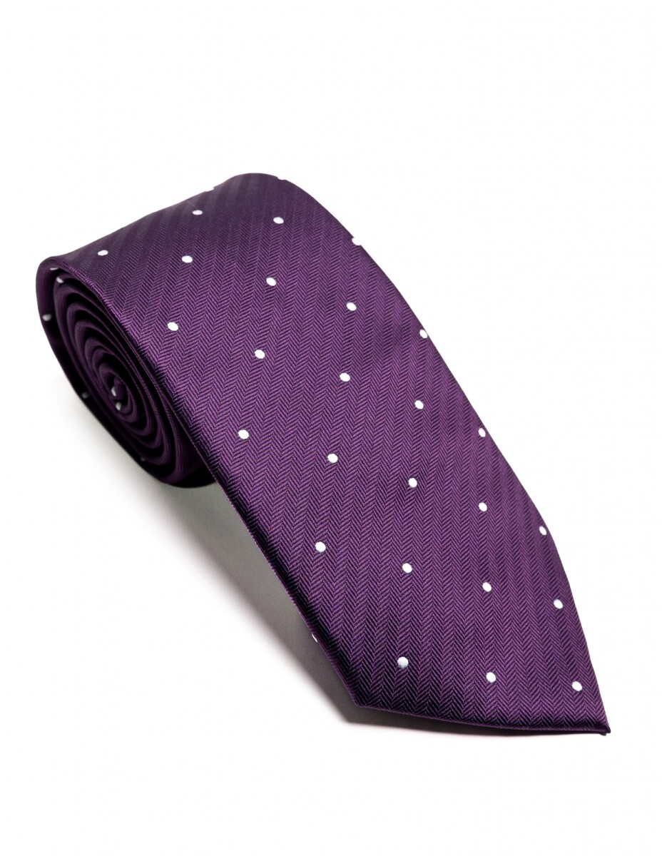 Corbata 8 cm - VIOLETA 