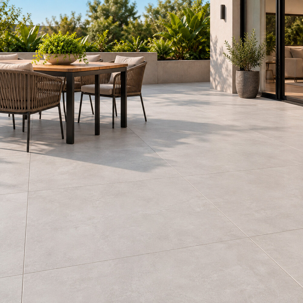 PORCELANATO PARA EXTERIOR SAMPA CINZA EXT "A" 90X90 CM 8.5mm Porcelanato Para Exterior Sampa Cinza Ext "a" 90x90 Cm 8.5mm