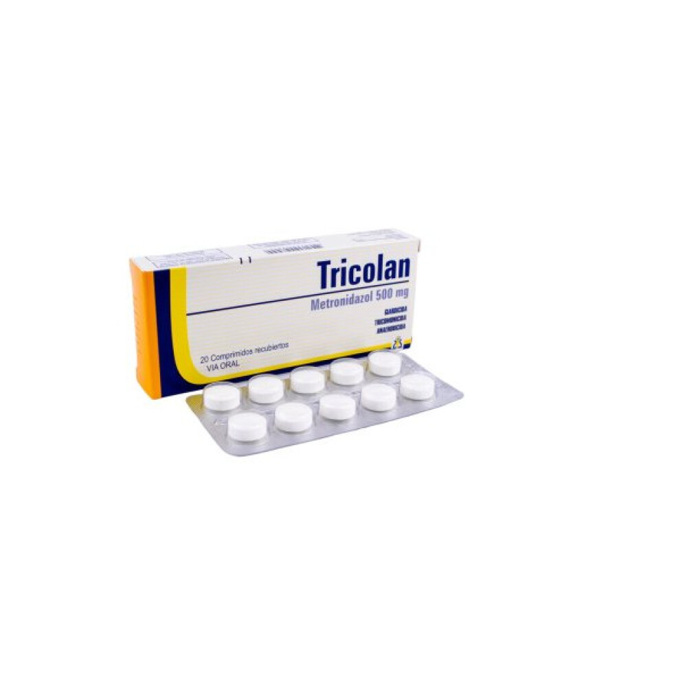 TRICOLAN 500 MG. CJ X 20 COMPRIMIDOS única