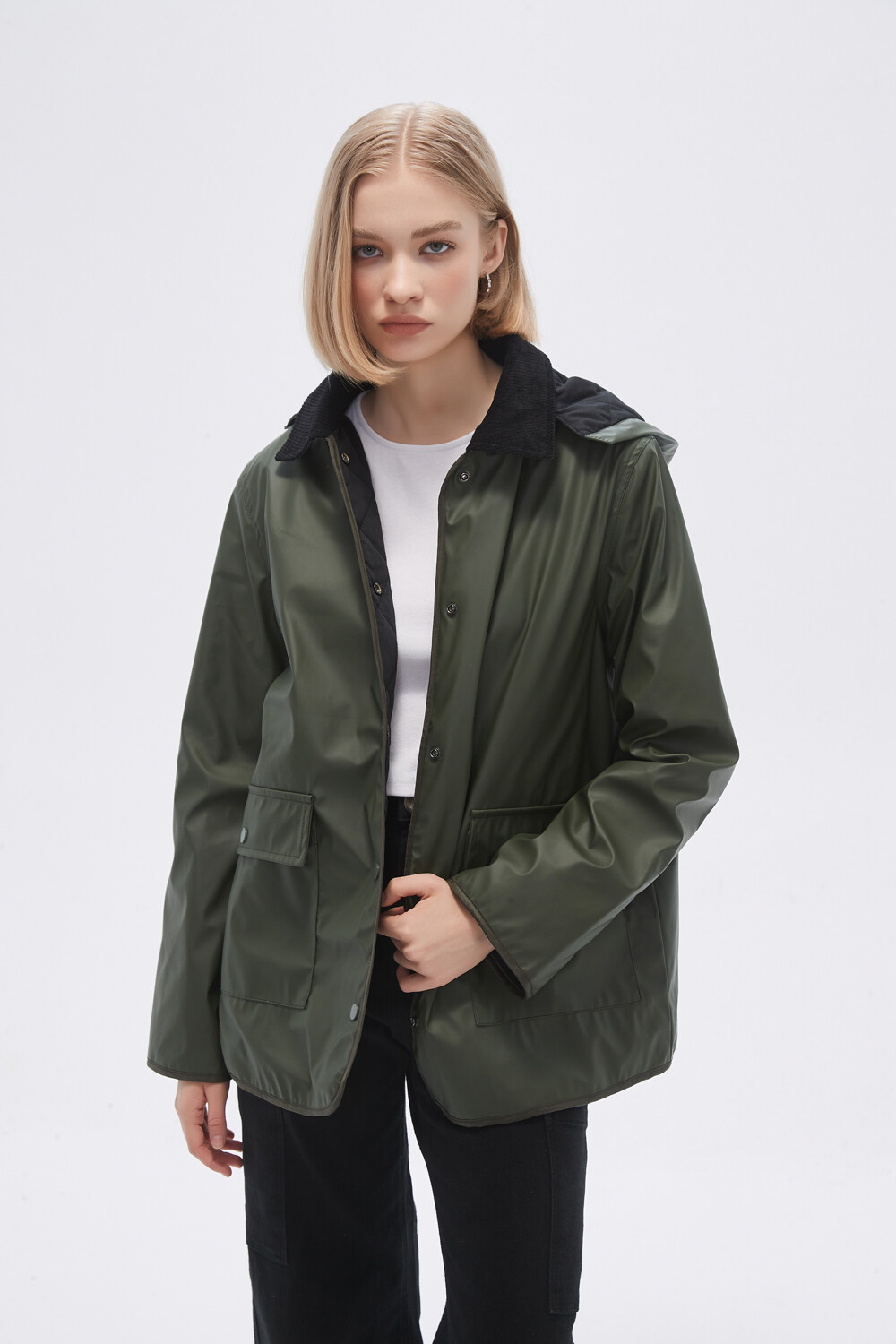 Campera Drifika Verde Seco
