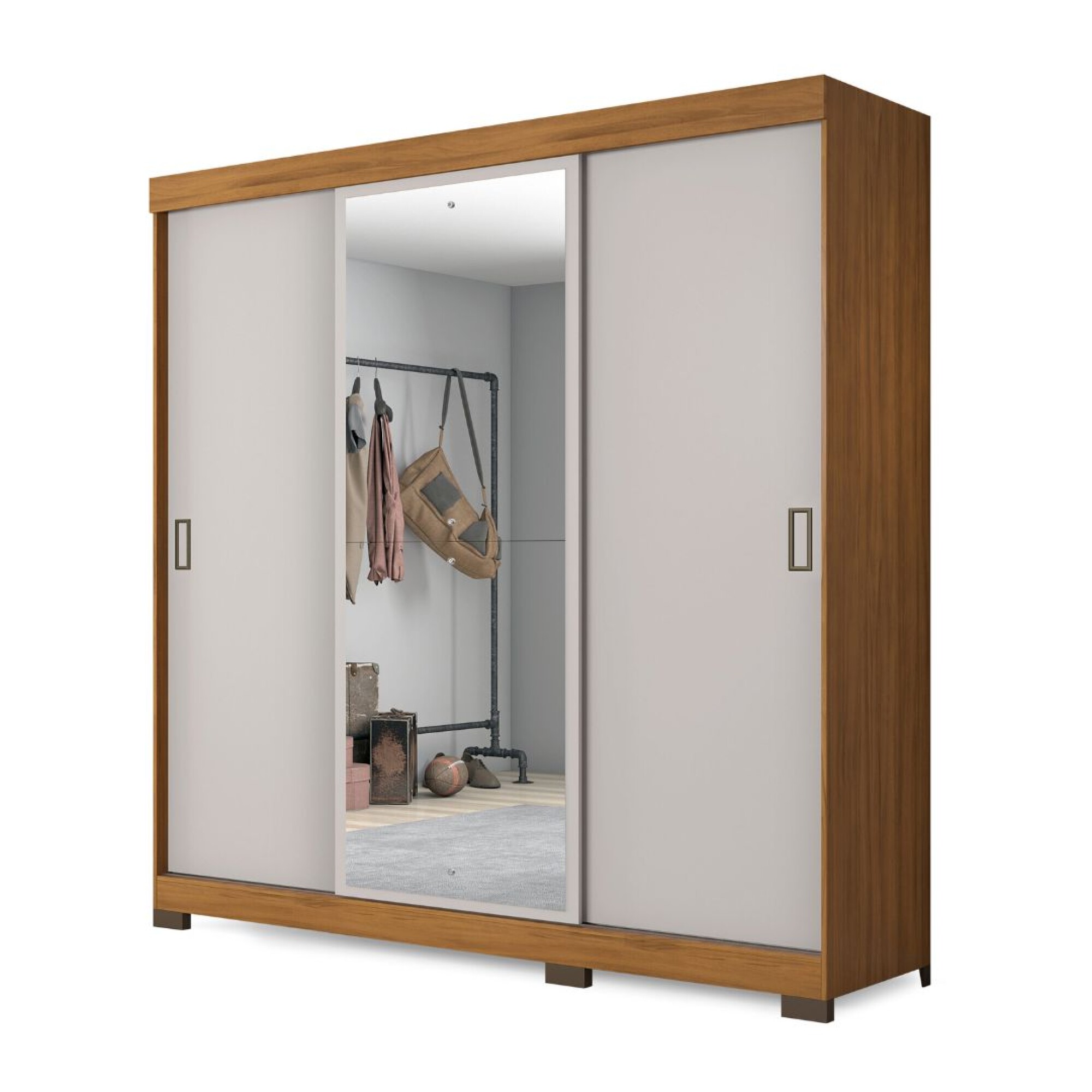 Ropero Notável NT5020 3 Puertas Freijó Trend Off White