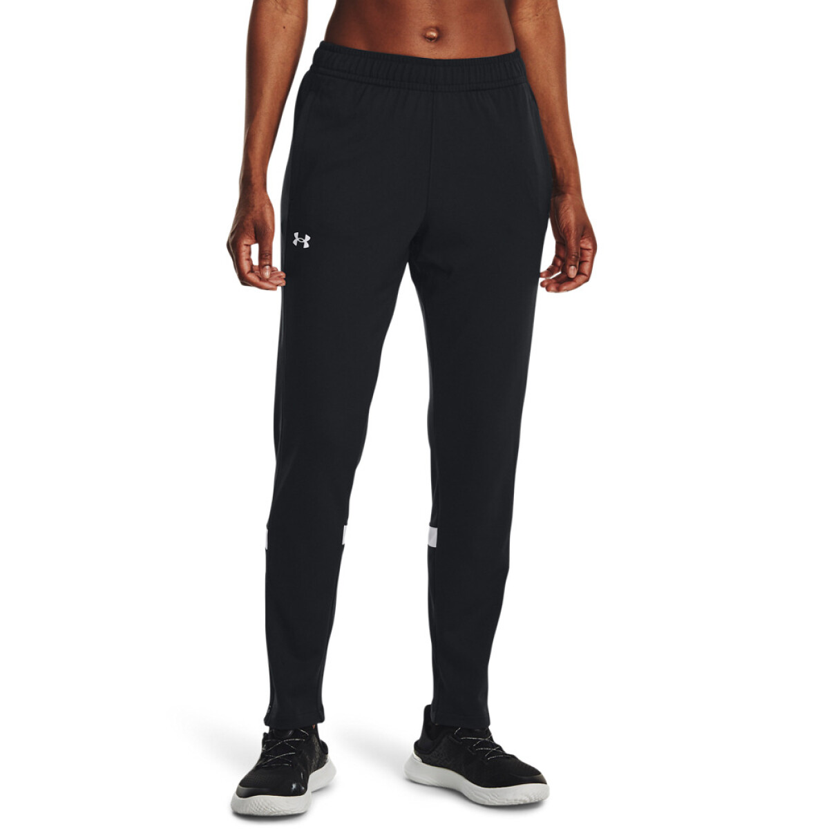 UA W's Team Knit WUp Pant-BLK - BLK-001 