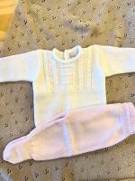 Conjunto patch blanco rosa Conjunto patch blanco rosa