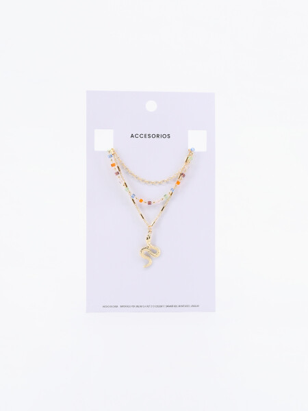 COLLAR SERPIENTE DORADO