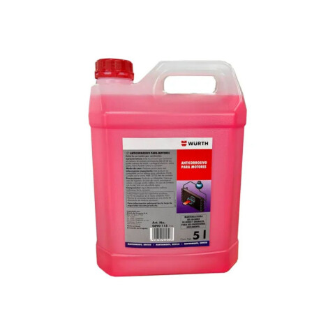 LIQUIDO REFRIGERANTE ANTICORROSIVO WURTH 5L Liquido Refrigerante Anticorrosivo Wurth 5l