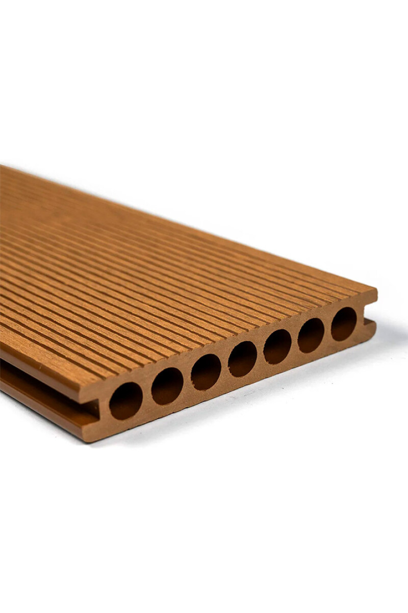 DECK WPC TEXTURADO TABLA DECK WPC TEXTURADO JE11 C04 TEAK 2850X148X23MM