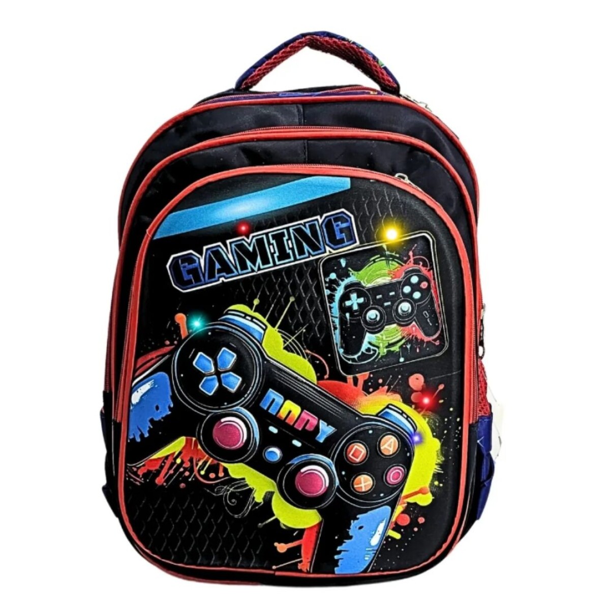 Mochilas Escolares Estampadas Con Luces - Joystick 