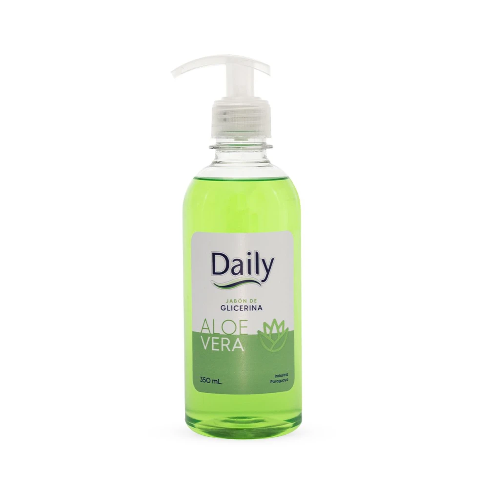 DAILY JABON LIQ. ALOE VERA 350 ML UNID.