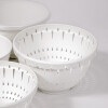 SET BOWL PLAST BLANCO 21X16CM 4PZAS Unica