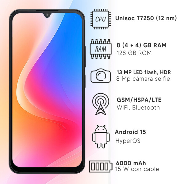 Xiaomi Redmi A7 Pro 8gb (4+4) Ram 128gb 4g NEGRO