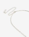 Collares Cortos Metal Collar Corto Cubic Zirconia - Plateado