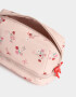 Porta Cosméticos Portacosméticos Cuerina - Estampado Flores