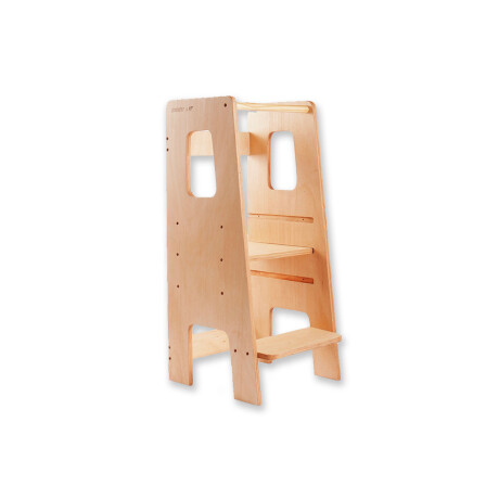 Torre de Aprendizaje Montessori de Madera Natural