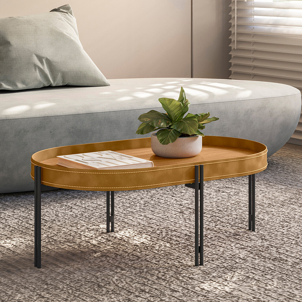 MESA RATONA DE CENTRO MODELO MÓNACO COLOR NATURE/TAURI FOSCO Mesa Ratona De Centro Modelo Mónaco Color Nature/tauri Fosco